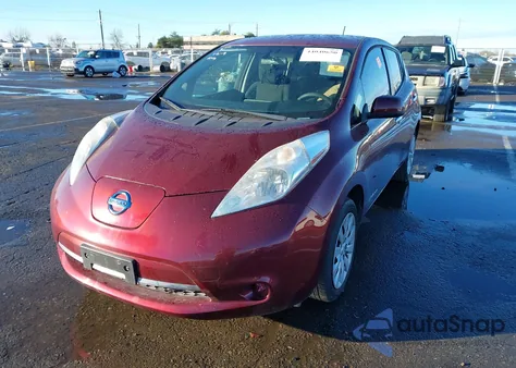 2016 Nissan Leaf S из США, поврежденный, VIN 1N4AZ0CP3GC306417